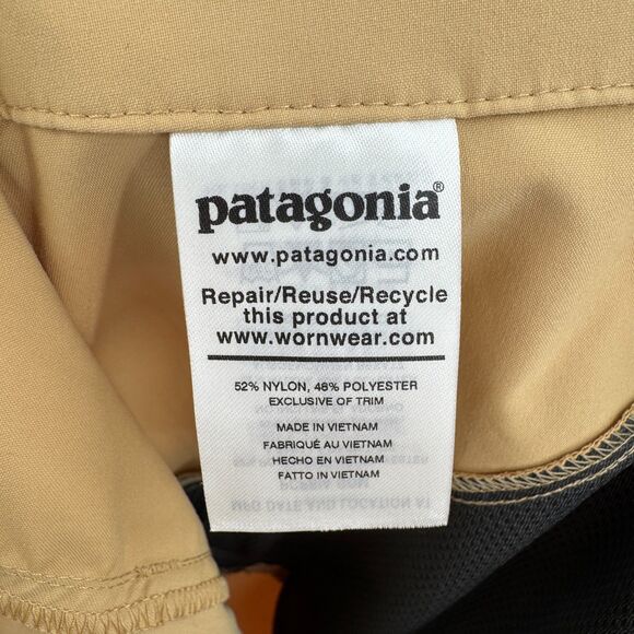NWOT PATAGONIA Khaki Yellow RPS Outdoor Lightweight Rock Pants Size 33 - Picture 8 of 8